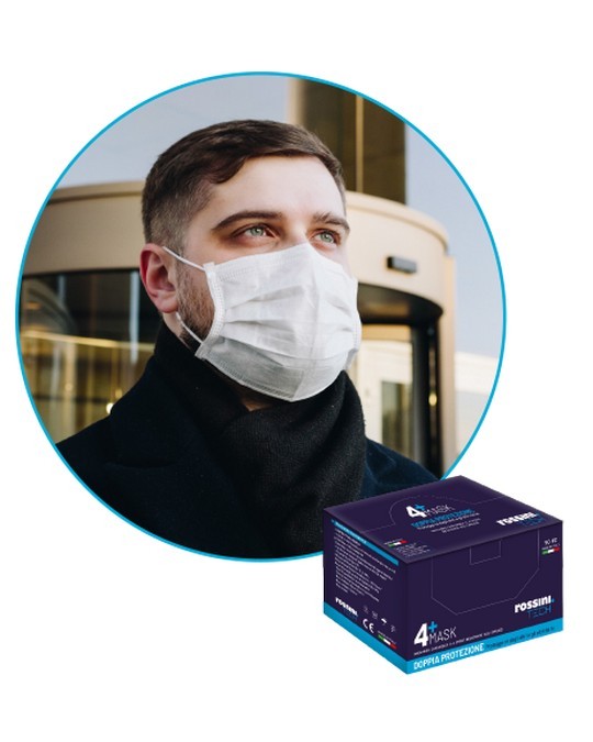 Mascherina Chirurgica in tessuto Tnt Confezione da 50 Pz. pari a FFP3