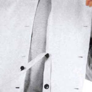 113015  - Nastro bianco in cotone per bottoni casacche chef