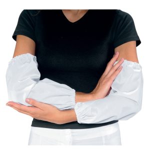 117000Manichette bianche in cotone per alimentari