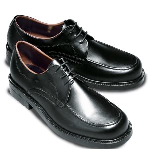112301 - Scarpa nera elegante con lacci per sala, scuole alberghi, autisti