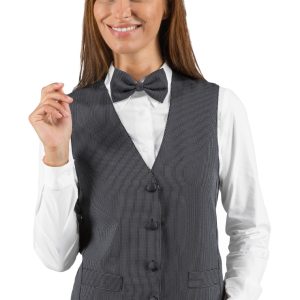 034008 - Gilet unisex gessato  GR. 220 100% poliestere