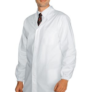 060030 -Camice medicale slim in cotone da uomo con tasca interna