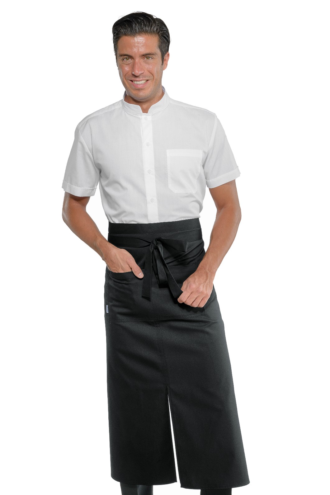 MIKONOS - Grembiule a vita lungo con spacco sul davanti cm. 90×90