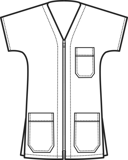 MILANO - Casacca bianca unisex cotone 100% - immagine 5