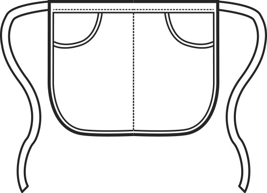 POSITANO - Camice donna azzurro per servizio , pulizie, albergo con grembiulino - immagine 10