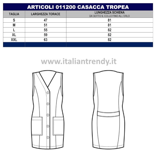 TROPEA - Casacca smanicata bianca da donna - immagine 6