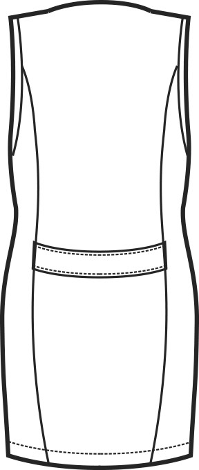 TROPEA - Casacca smanicata bianca da donna - immagine 8