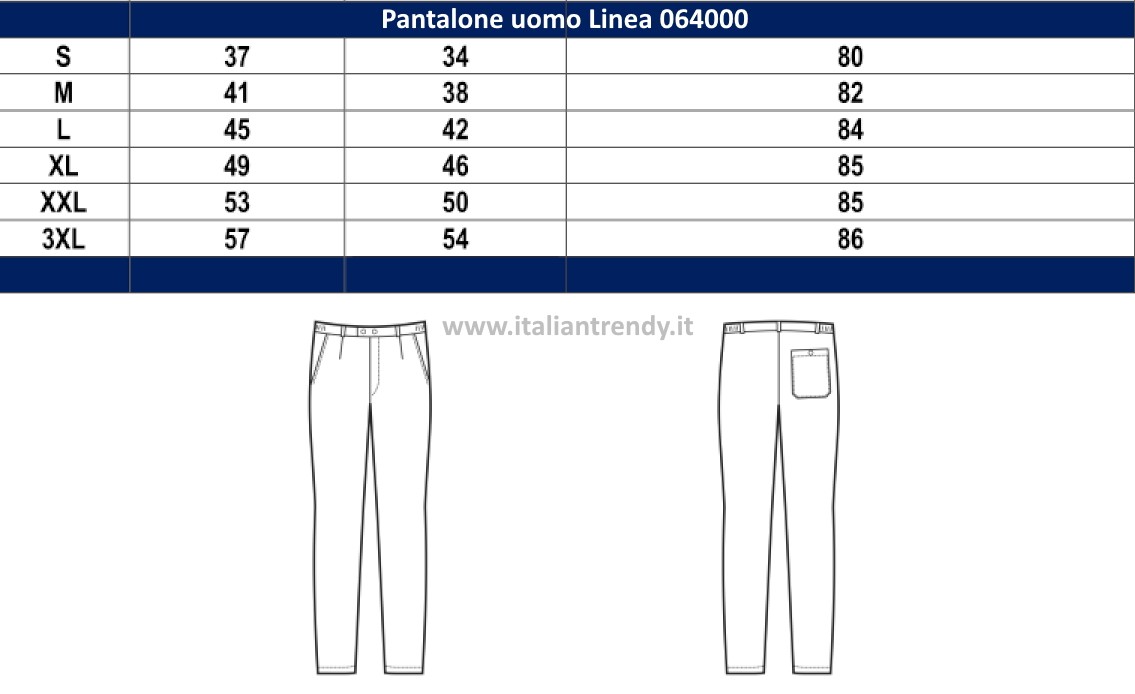 064100 - Pantalone da cucina rigato - immagine 12