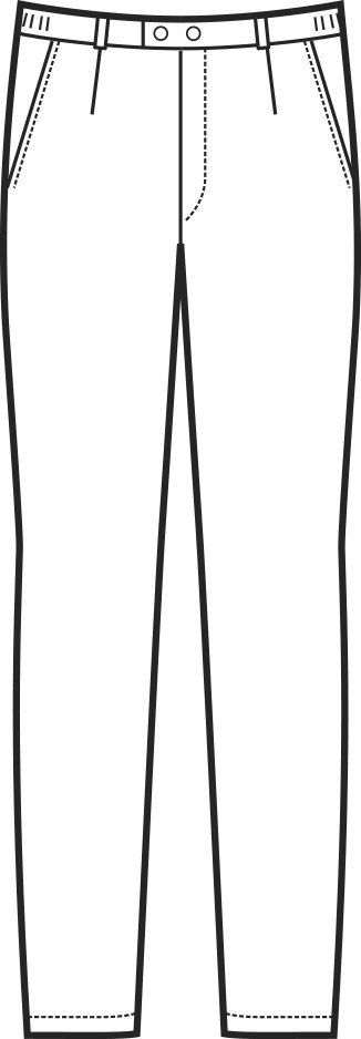 064100 - Pantalone da cucina rigato - immagine 13