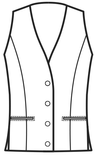 VENEZIA - Gilet donna nero - immagine 7