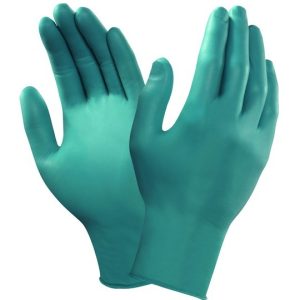 Guanti In Nitrile Per Alimenti e per il Settore Chimico Confezione da 100 pezzi