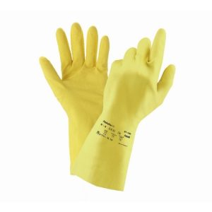 ALPHATEC 87-190 - Guanto In lattice naturale felpato all'interno Conf. 12 Pz.