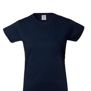 Maglia T-Shirts Donna  Cotone 150 g Manica Corta 5 Pezzi Blu