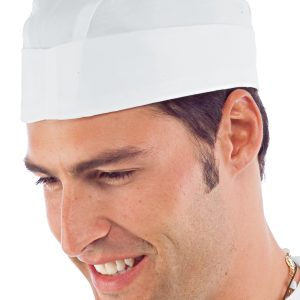 079001 - Bustina cappello bianco regolabile per alimentare