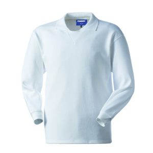 OTTAWA - Felpa bianca con colletto a polo