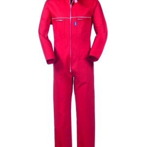 BELGRADO - Tuta da lavoro rossa per meccanici