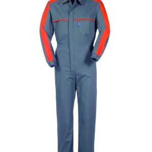 AMSTERDAM - Tuta da lavoro bicolore grigio arancio per officina