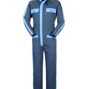 BRUXELLES - Tuta da lavoro bicolore grigio/azzurra per officina