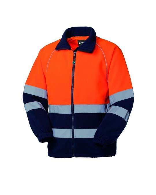 NORBERG - Pile invernale Hi-Vis con catarifrangente Arancio o Giallo CE 2 - immagine 5