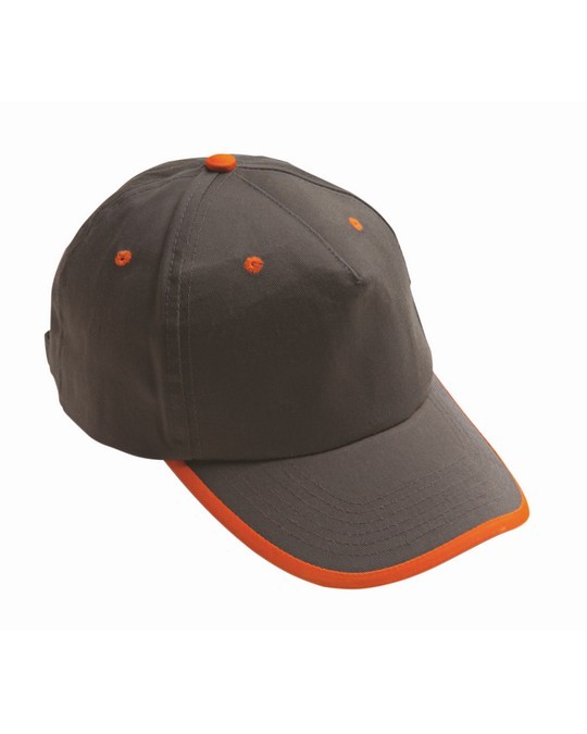 H042 - Berretto Baseball bicolore, chiusura regolabile - immagine 3