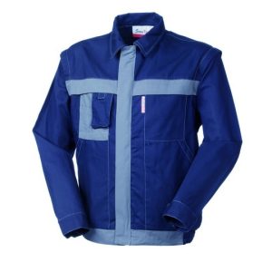 SERIOTECH - Giubbotto da lavoro in robusto canvas blu e grigio  gr. 270