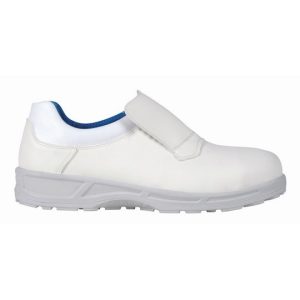 SSCM300 - Mocassino alimentare bianco con puntale in acciaio  CE:EN ISO 20345:2011