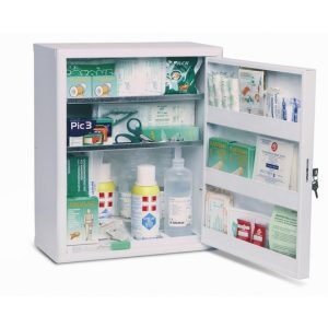 AC002 - rmadietto di con Kit  Pronto Soccorso maggiorato per aziende che hanno più di 3 lavoratori