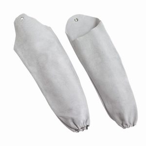 GH191 - Manicotti ignifughi per saldatore in pelle e crosta, cm. 60 - CE II categoria