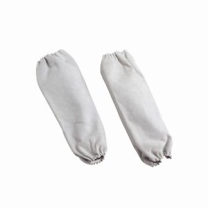 GH192 - Manicotti ignifughi per saldatore in pelle e crosta, cm. 40 - CE II categoria