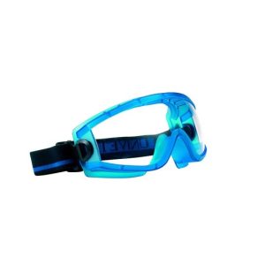 R705 - Occhiali a maschera lente bianca in policarbonato, può essere indossato sopra occhiali correttivi Classe ottica 1, classe d'impatto