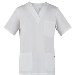 JASON - Casacca unisex bianca medicale