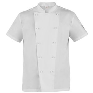 TOMMASO - Giacca uomo chef  100% Cotone maniche corte