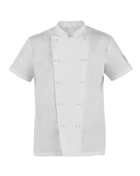 TOMMASO - Giacca uomo chef 100% Cotone maniche corte - immagine 9