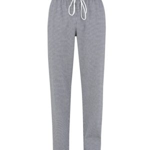 PLUTONE - Pantaloni per cucina a quadretti, sale e pepe