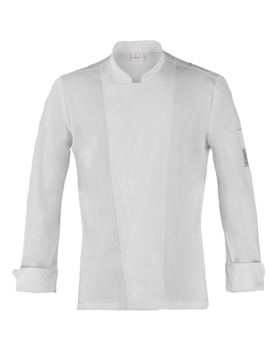 AUGUSTIN - Giacca chef bianca o nera slim - immagine 5