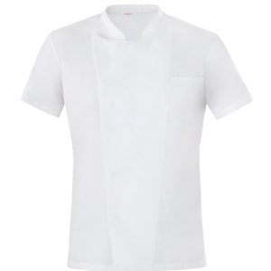 THIAGO - Giacca chef bianca maniche corte