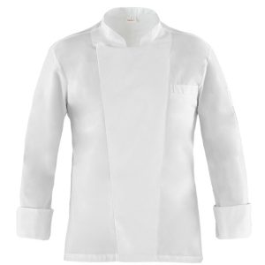 RAUL - Giacca chef bianca manica lunga