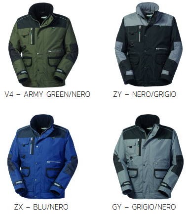 COLLINS - Giaccone invernale da lavoro imbottito