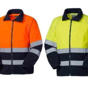 NORBERG - Pile invernale Hi-Vis con catarifrangente Arancio o Giallo CE 2