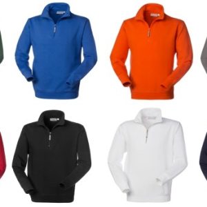 PERTH - Felpa invernale con zip corta