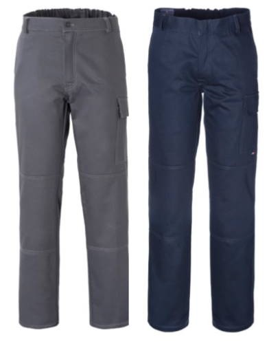 TERMOPLUS+ - Pantalone uomo da lavoro invernali con tasca laterale