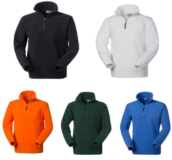 OSAKA - Pile con mezza zip e collo alto