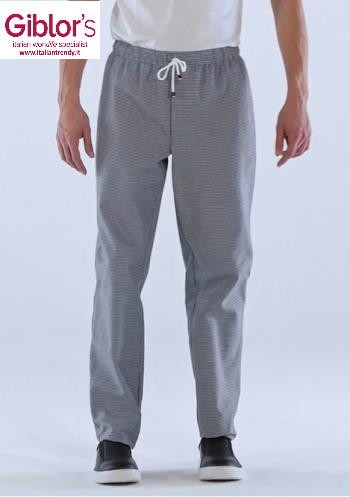 PLUTONE - Pantaloni per cucina a quadretti, sale e pepe - immagine 11