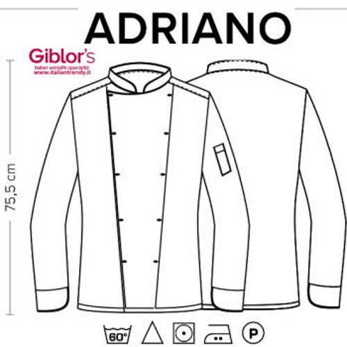 ADRIANO - Giacca chef nera con bottoni estraibili a pallina - immagine 11