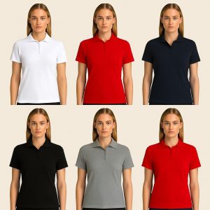 RAVEN  LADY - Polo slim donna donna maniche corte più colori