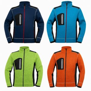 SKILL - Felpa da lavoro con trattamento anti-pilling, maggiore resistenza allo sfregamento