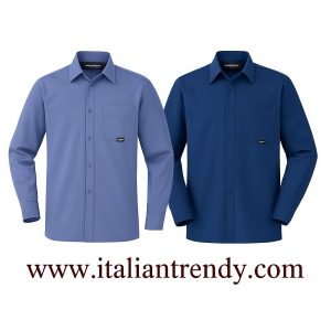 3ACTIVE - Camicia uomo da lavoro Trivalente Antiacida Antistatica Ignifuga CE II
