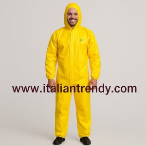 DUPONT - Tuta da lavoro ermetica con cappucciocon rivestimento polimerico CE III