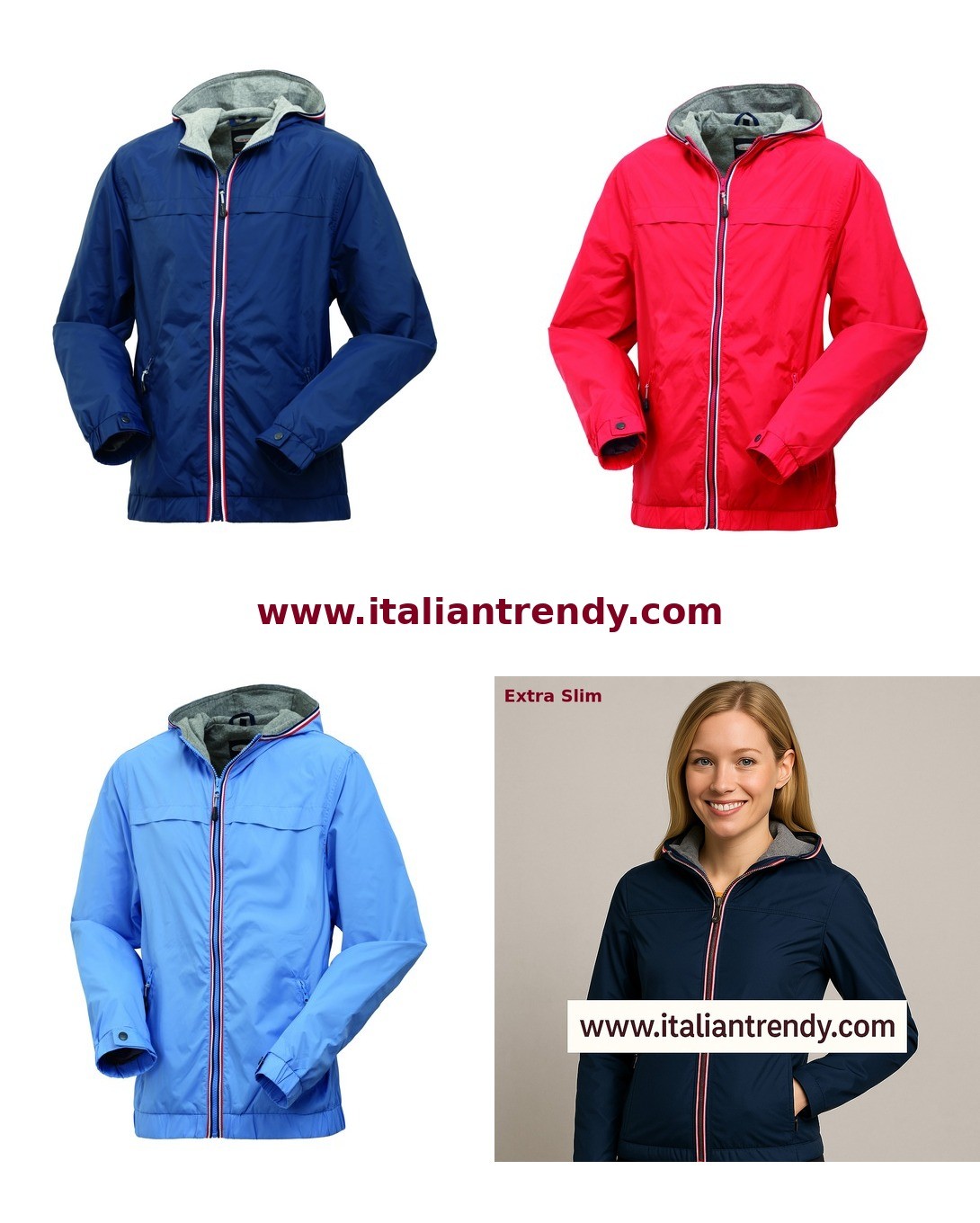 ESSEN LADY - Giubbino da donna con zip centrale