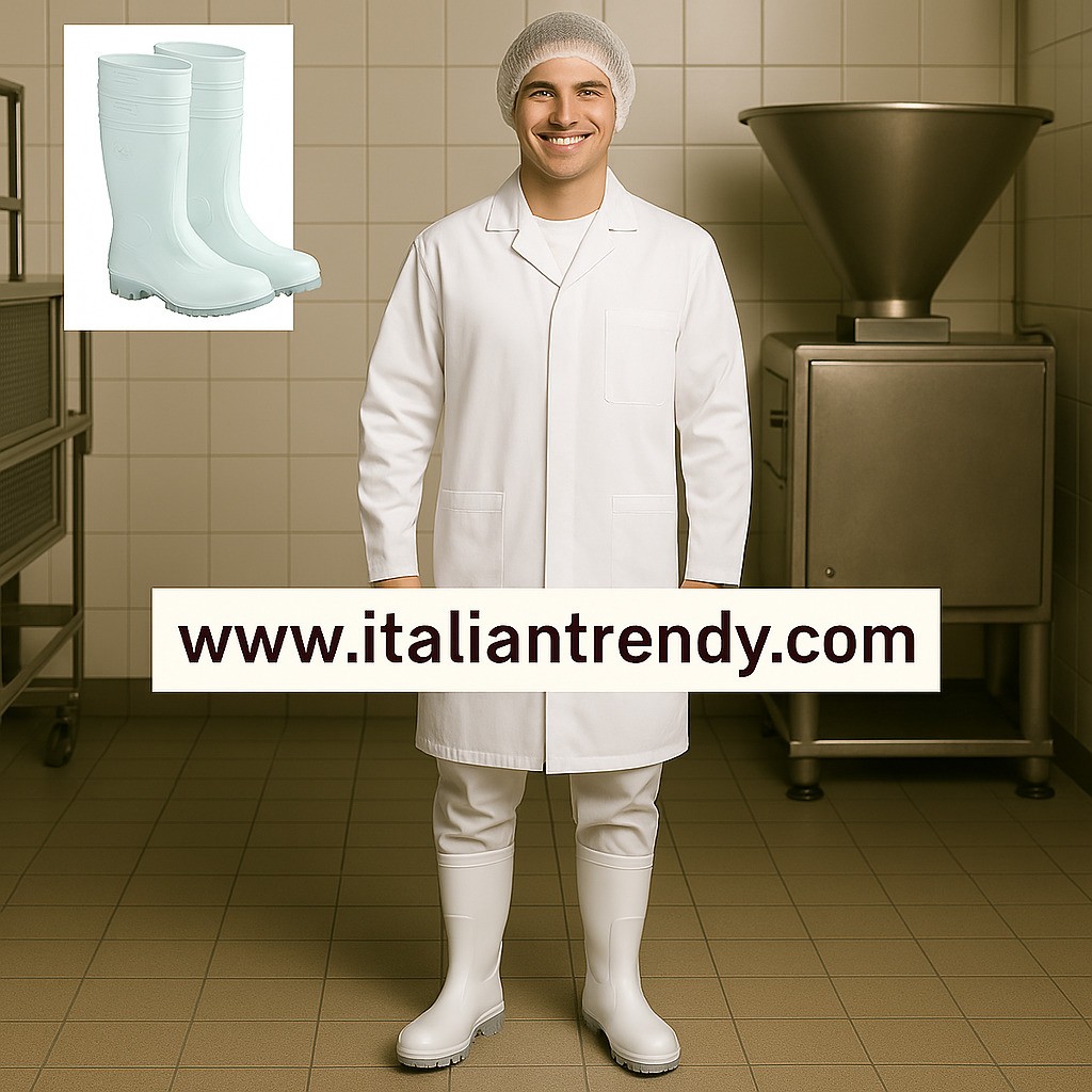 TTI070 - Stivale da lavoro in PVC con puntale in acciaio CE: EN ISO 20345:2011 S4 SRC